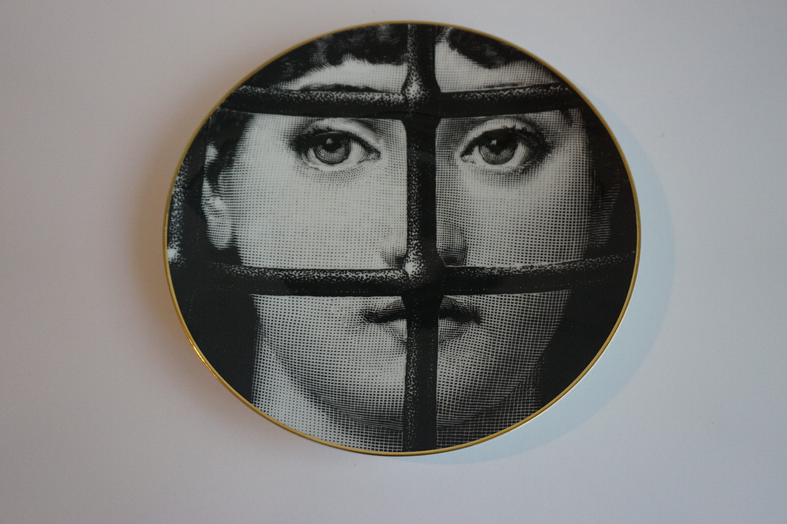 Julia Dinner Plate by Fornasetti for Rosenthal - Temi e Variazioni Motiv No. 22