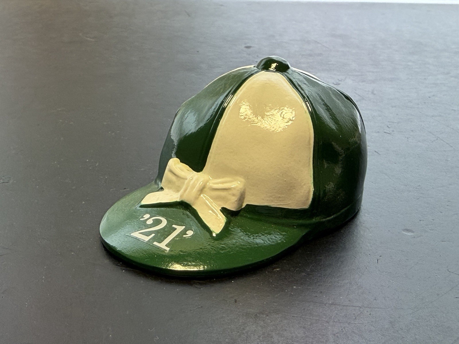 RARE Vintage 21 Club Equestrian Jockey Cap Bottle Opener Barware Scott Products