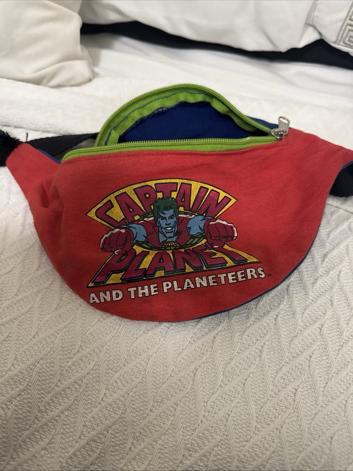 Rare Vtg 90s Captain Planet and the Planeteers - The Power is Yours - Fanny Pack