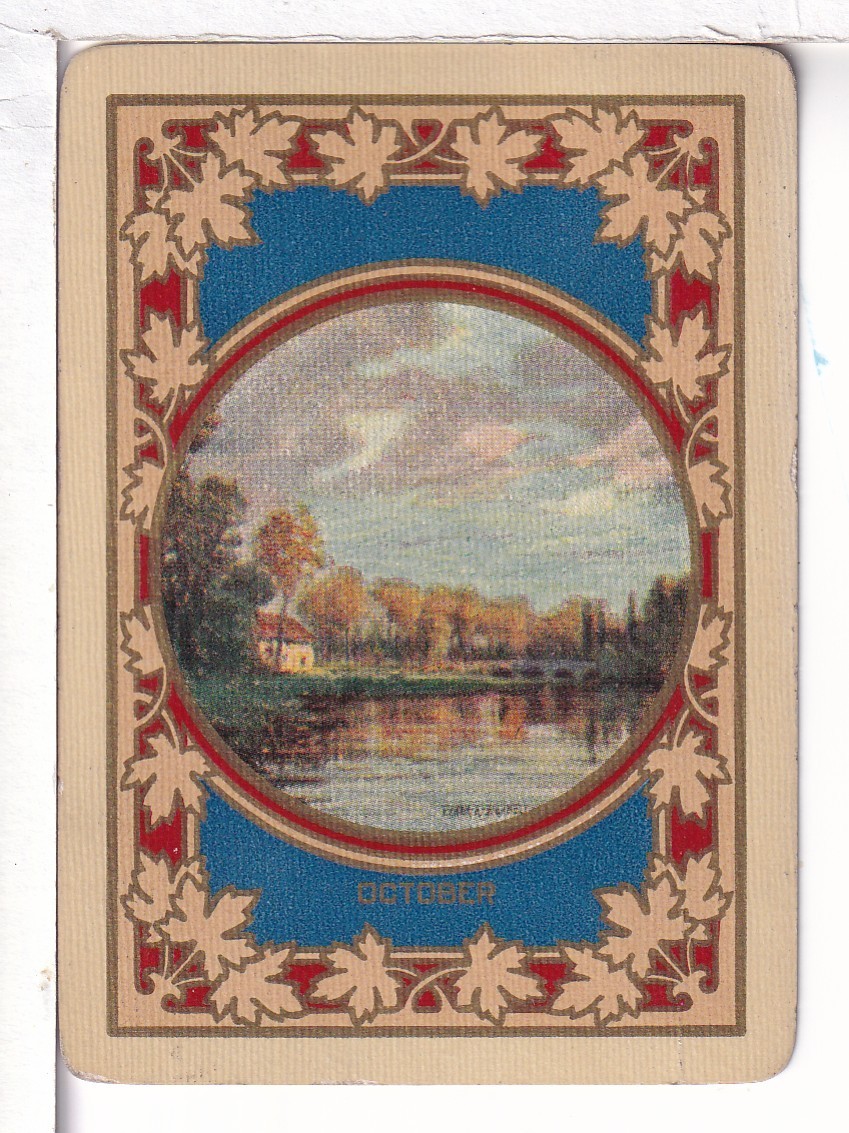 Single Vintage Playing Card U.S. Wide Named \