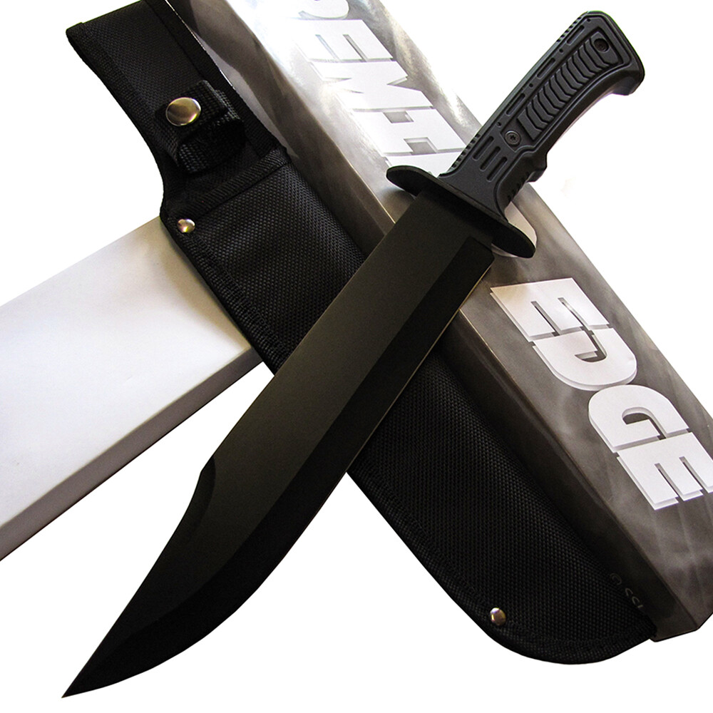 Premier Edge BLACK TECH BOWIE Hunting Knife 15