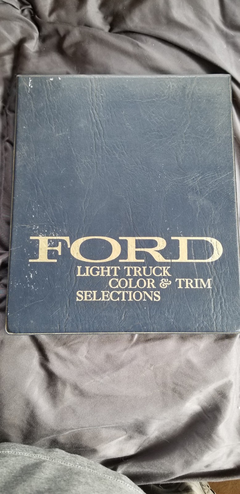 1978 Ford Truck Dealer Showroom Trim Selection Catalog 