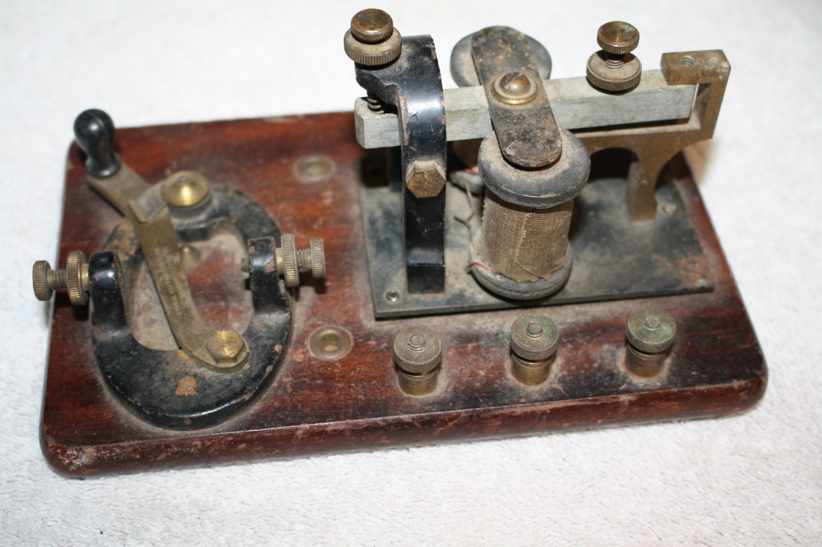 VINTAGE SIGNAL ELECTRIC CO, LEARNER TELEGRAPH SET-NR