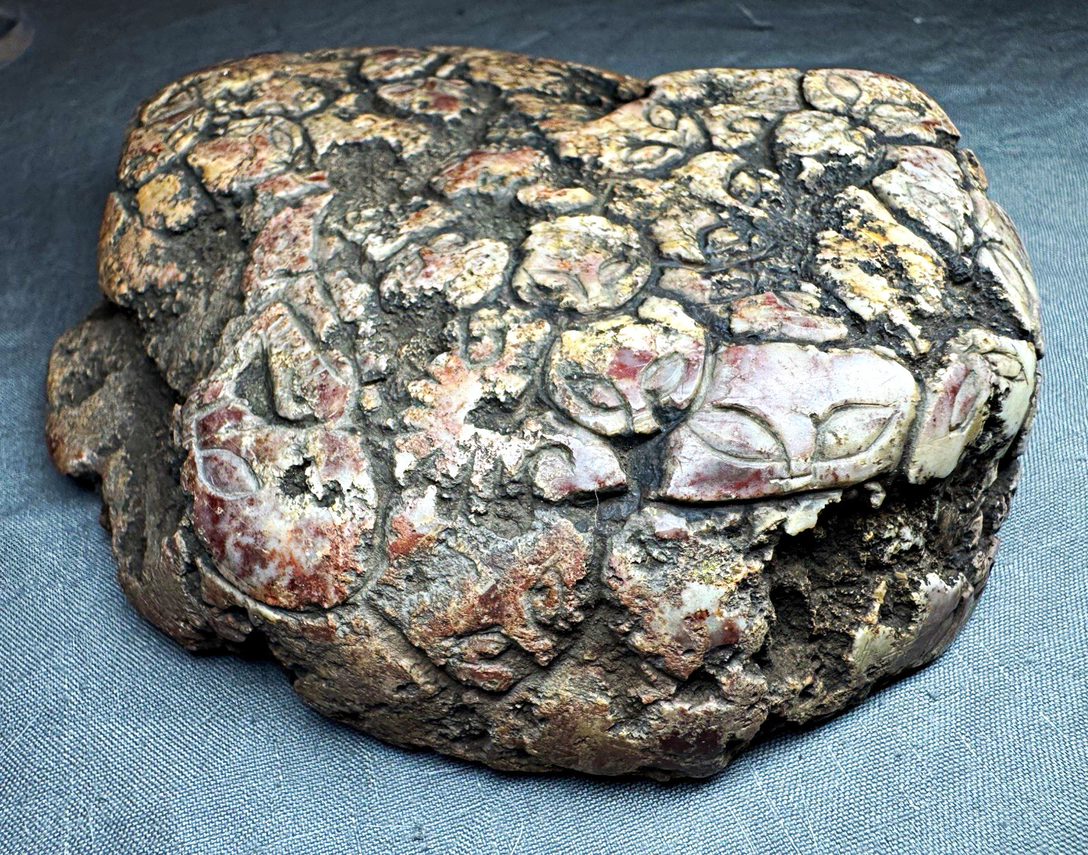 Ojuelos De Jalisco Fractal Faces Ancient Stone Extraterrestrial Artifact Rare