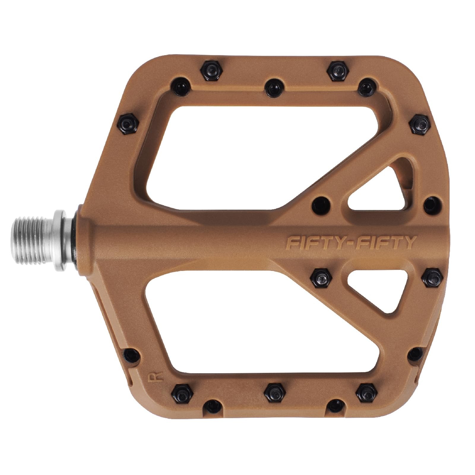 FIFTY-FIFTY Mountain Bike Pedals, Non-Slip MTB Nylon Composite Flat Pedals | ...