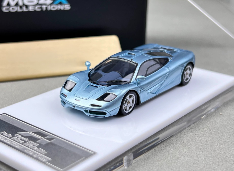 M64X MY64 1:64 McLaren F1 MF1 Ice Blue Limited Edition