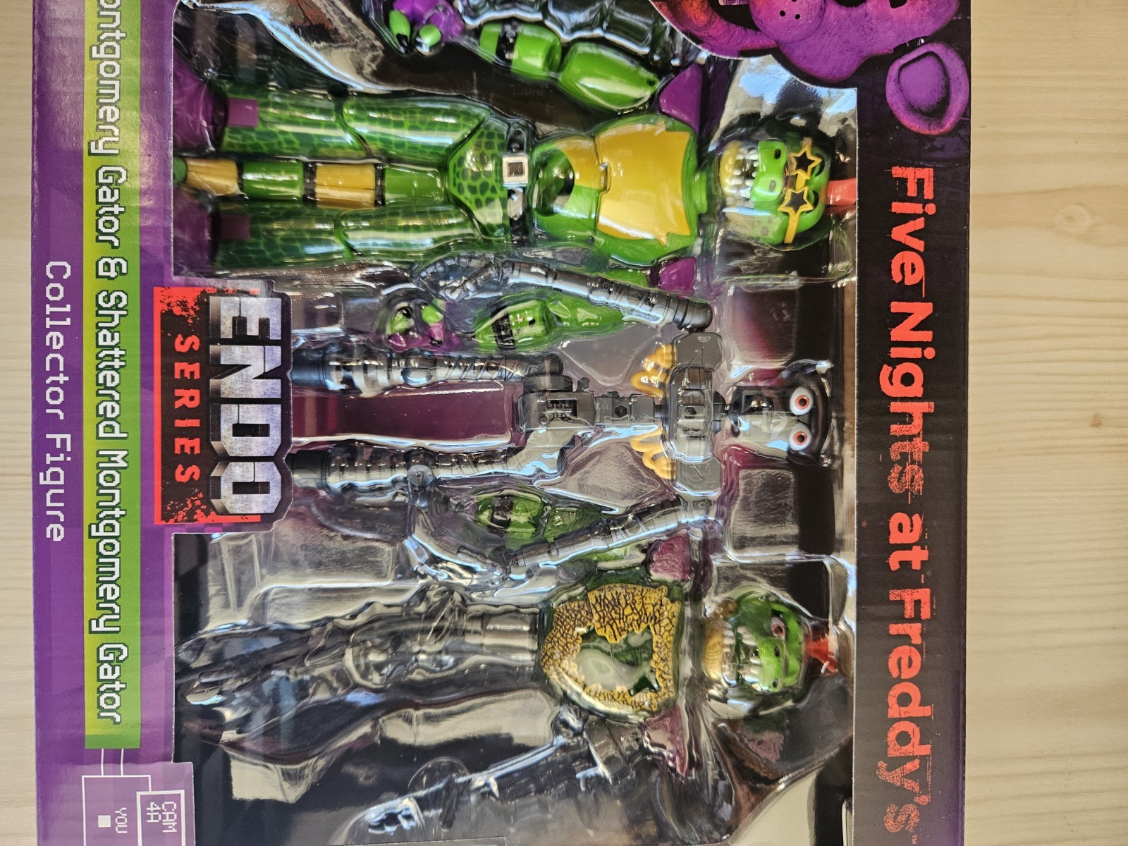 FNAF Jazwares Endo Series Montgomery Gator & Shattered Montgomery Gator *See Pic