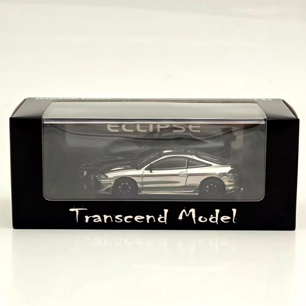 1:64 Diecast Alloy Model Eclipse GS Chrome Silver Collectible Display