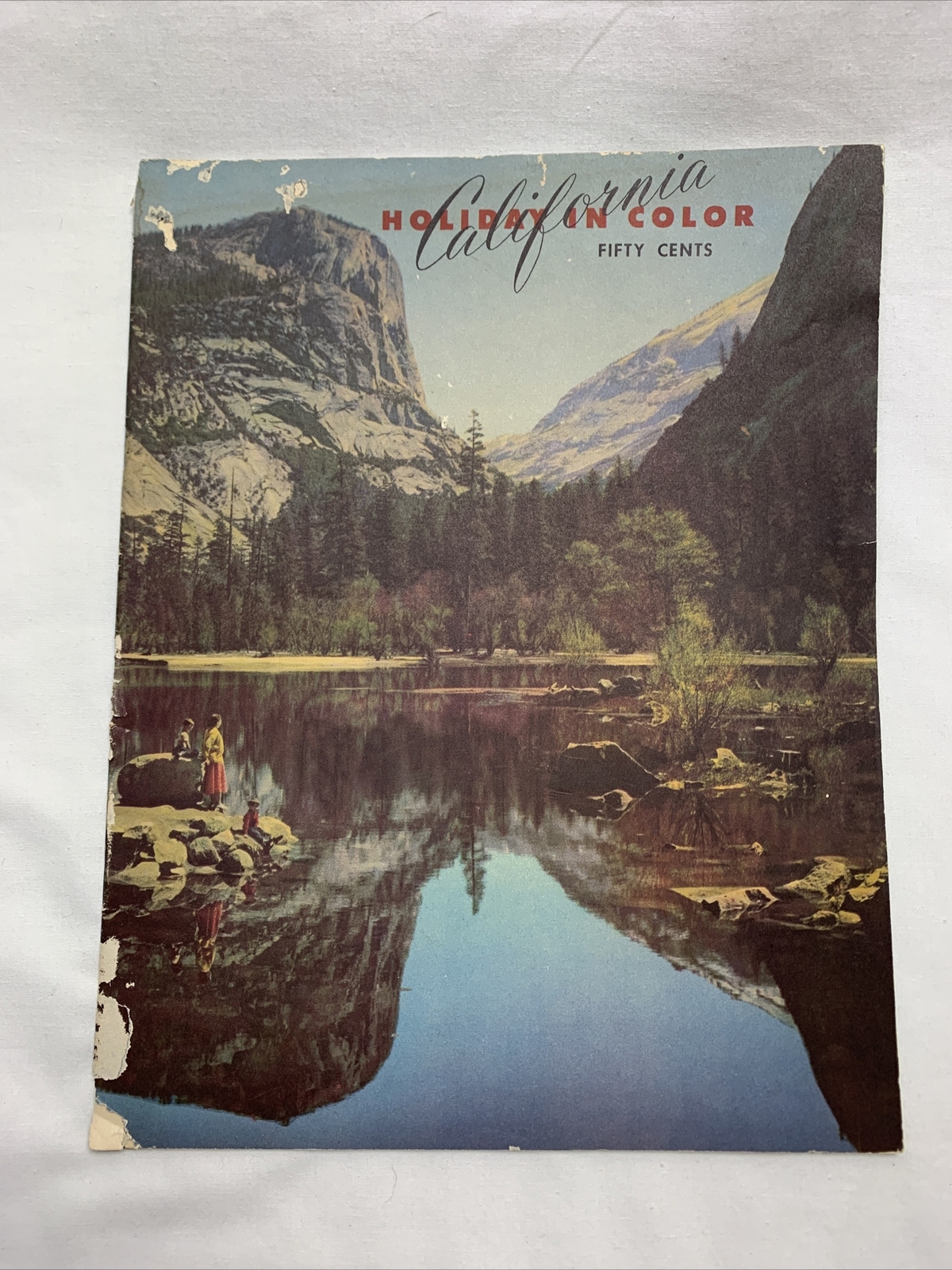 SOUVENIR CALIFORNIA Holiday in COLOR 1950\'s Vintage BEAUTIFUL Scenic Landscape