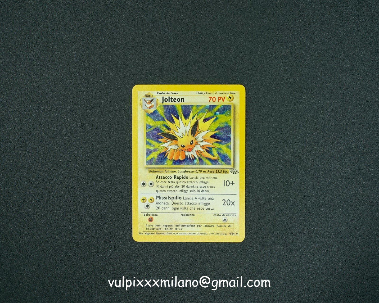 Jolteon - NM - Holo - 4/64 Jungle