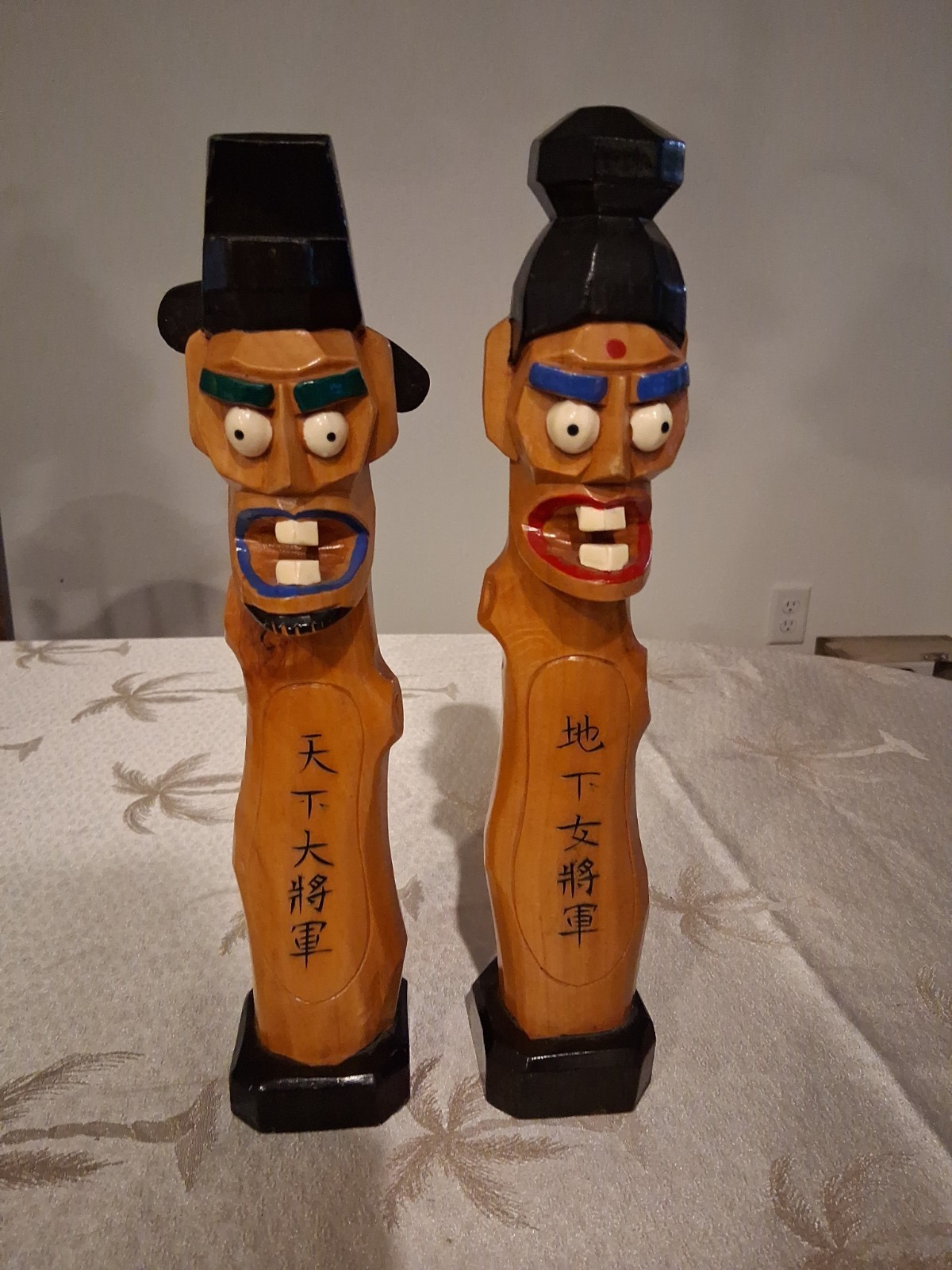 Korean Jangseung Totem Pair 13\
