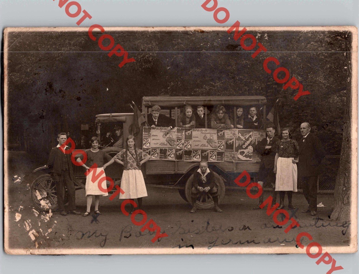 WOW 1926 Germany Communist Socialist Fürstenenteignung Propaganda Truck RPPC