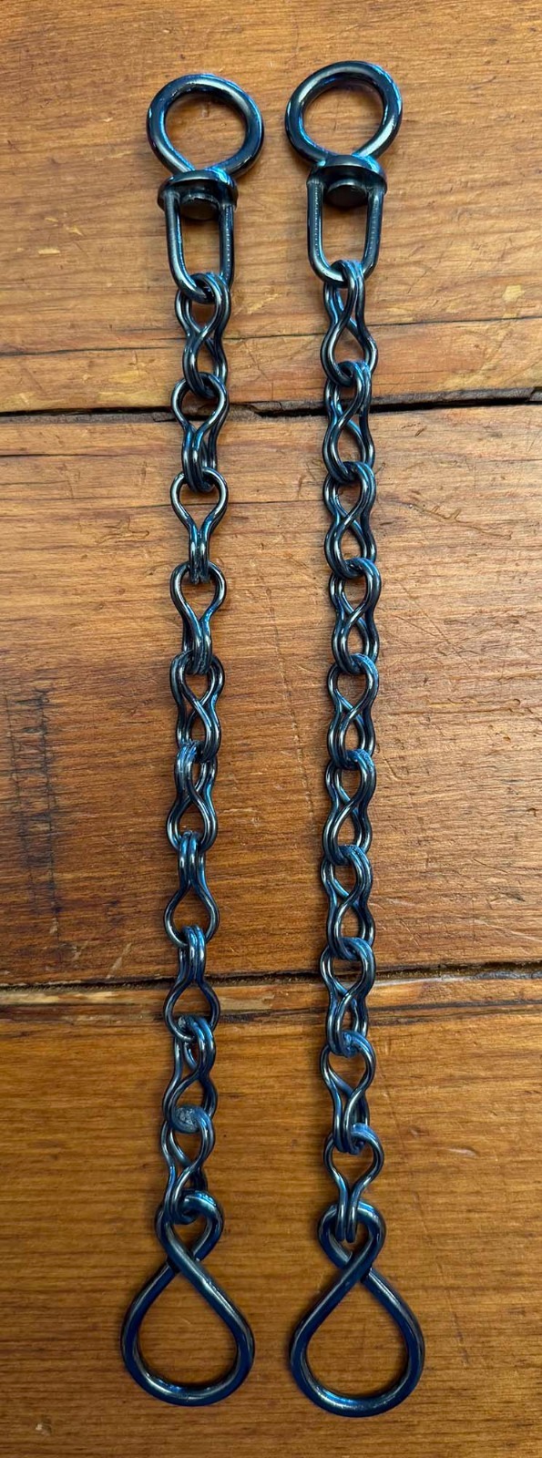 VERY NICE NEW STEEL REIN CHAINS 12\