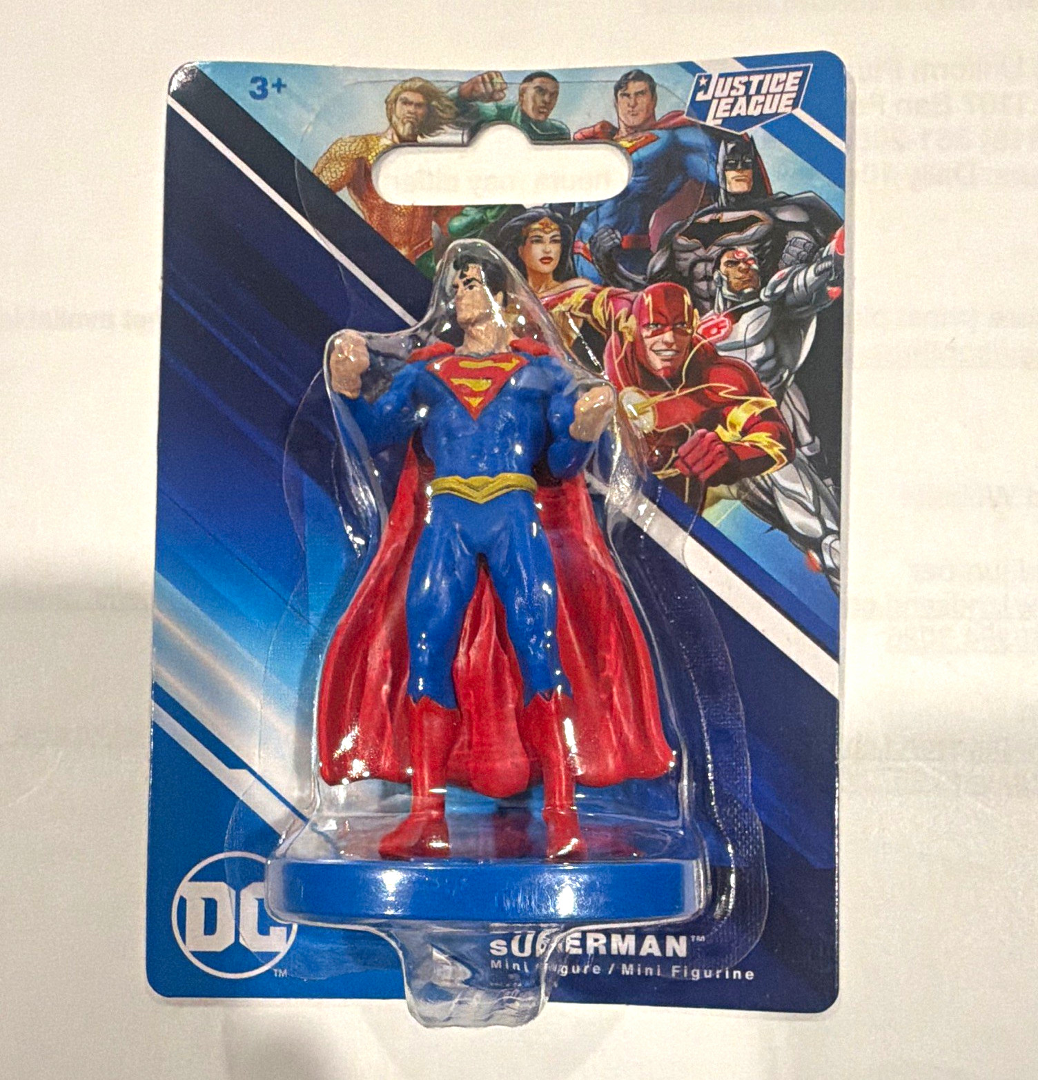 Just Play Justice League Superman Miniature Figurine 1:18 Plastic Boxed