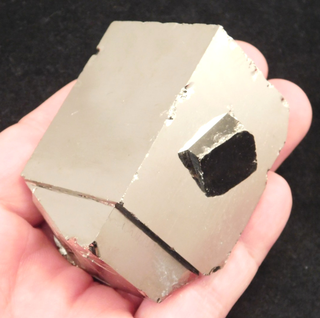 Big Very Nice and 100% Natural PYRITE CUBE Cluster Peru 362gr
