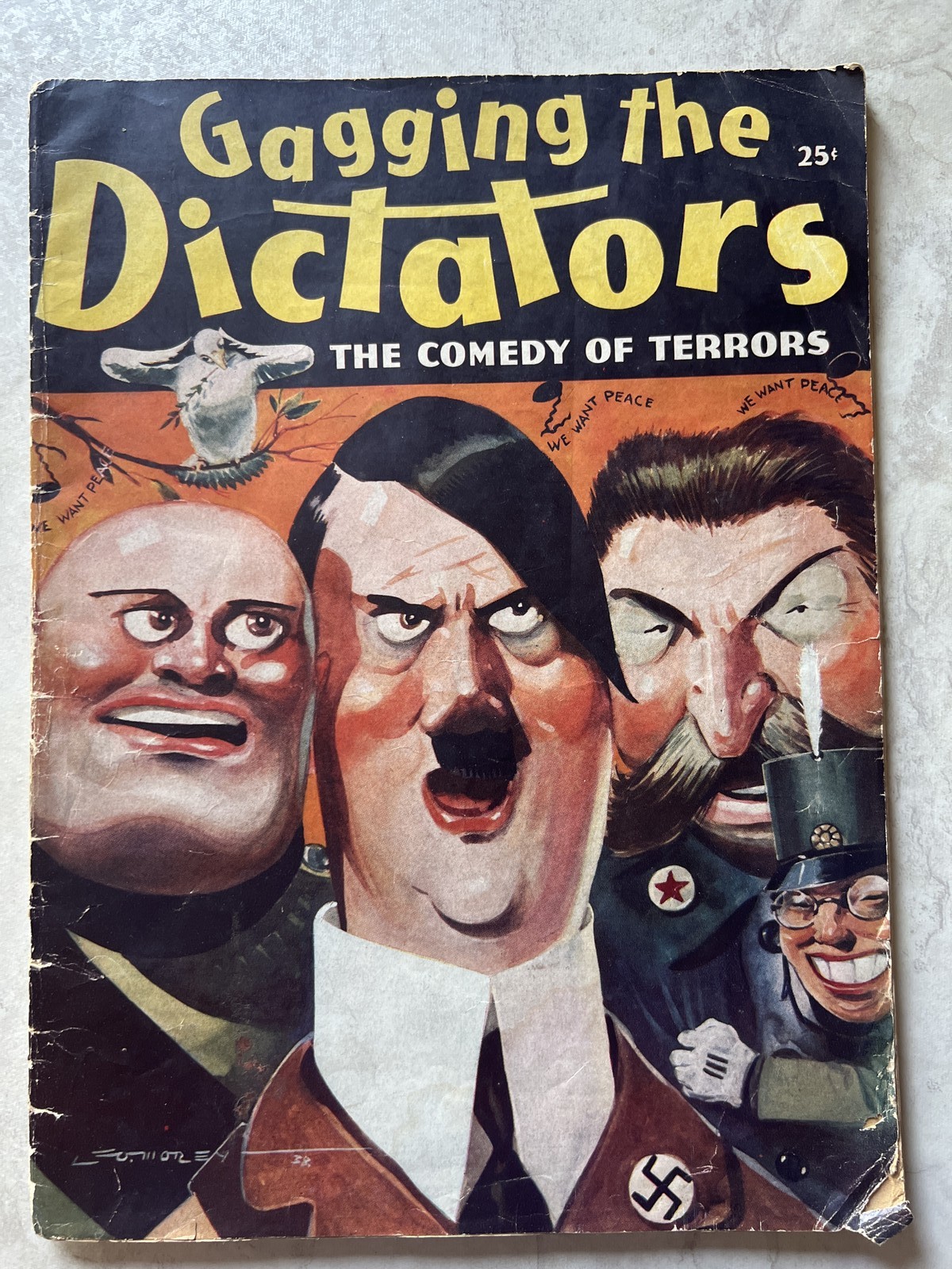 Gagging the Dictators The Comedy of Terrors Satire Comic Booklet