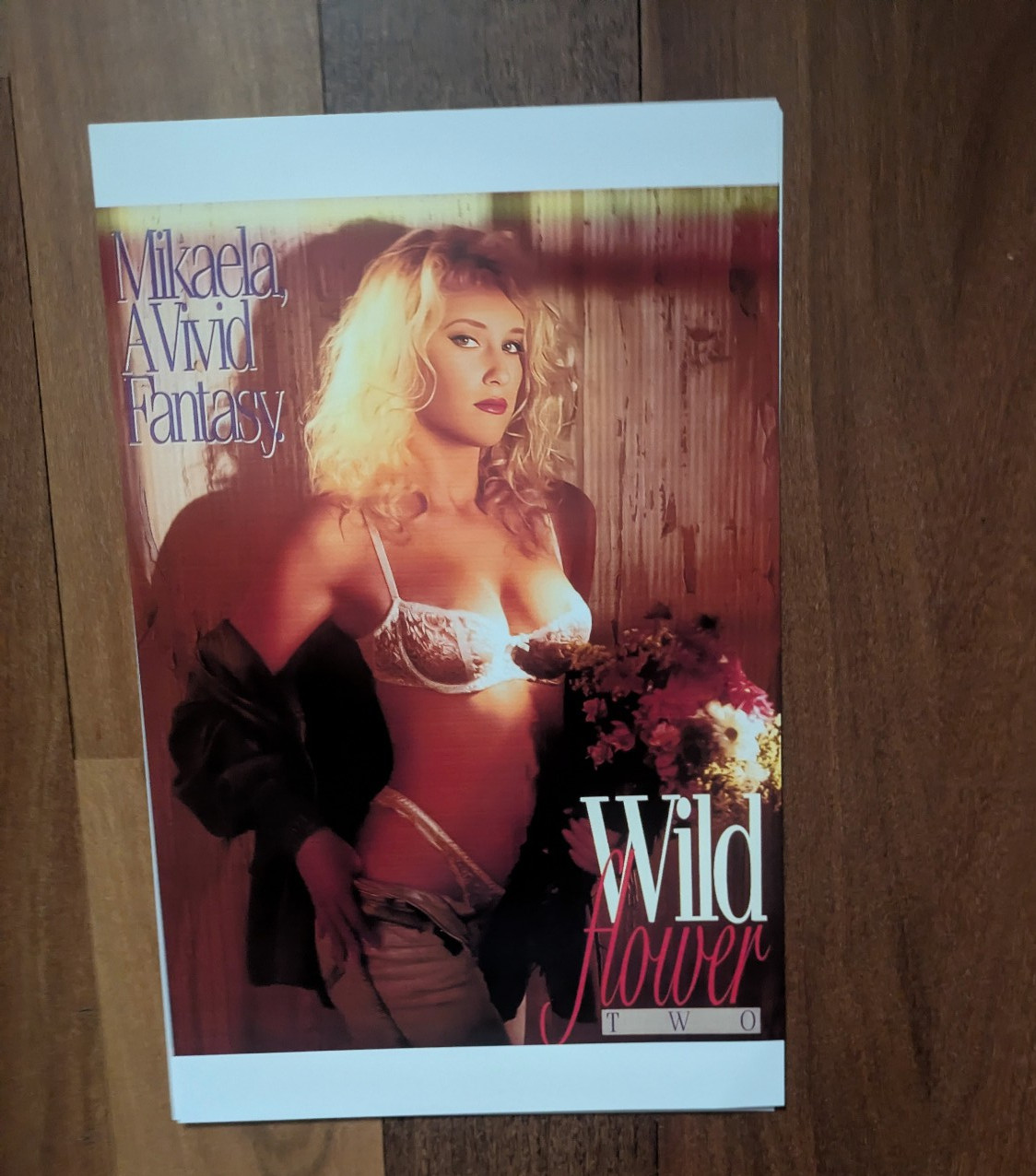 Adult Pin-Up Vintage Poster 11X17 Glossy Wild Flower 2 (Mikaela) AD