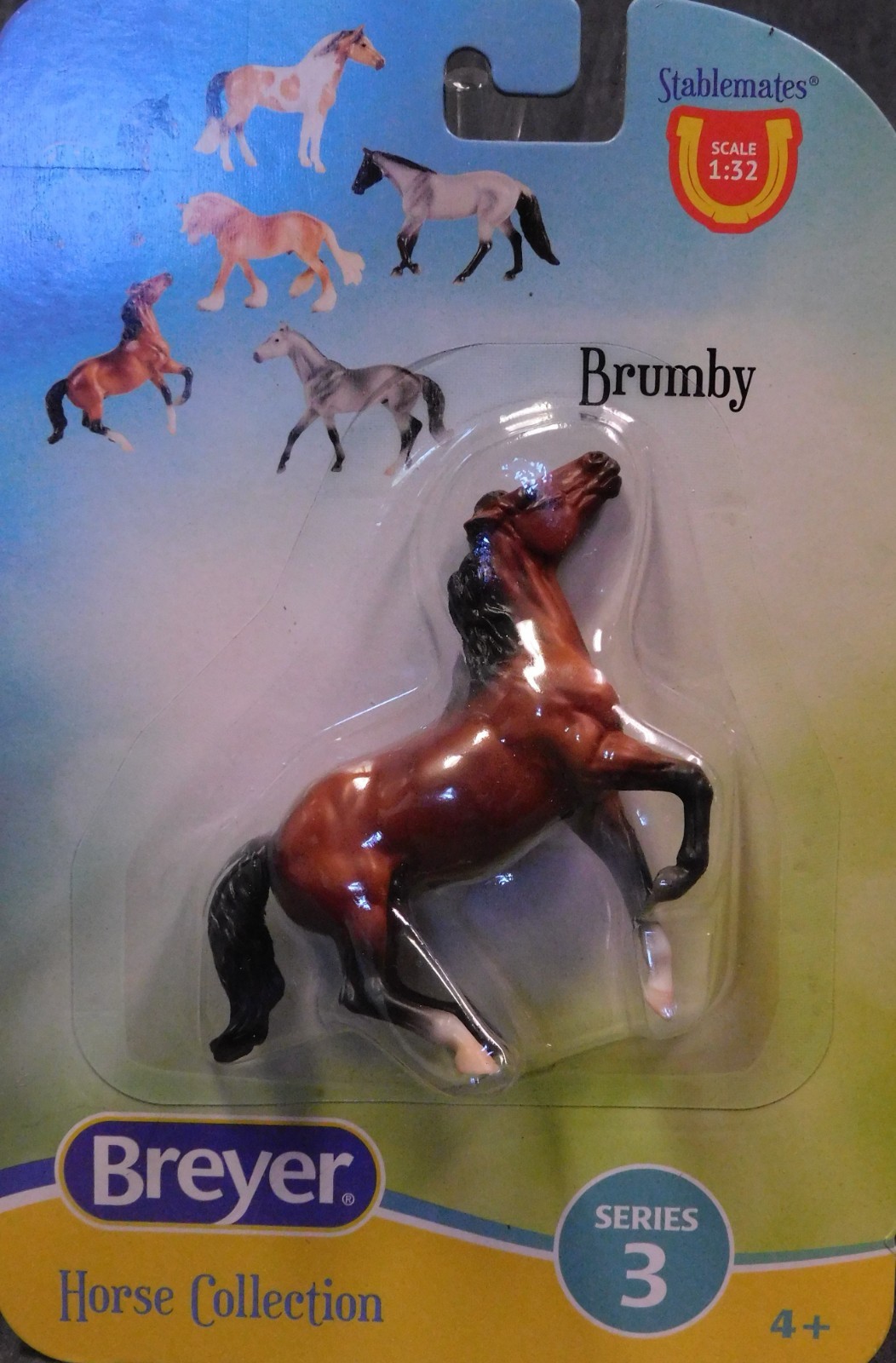 Breyer NEW * Bay Brumby * 2026 NIP Semi Rearing Mustang Stablemate Model Horse