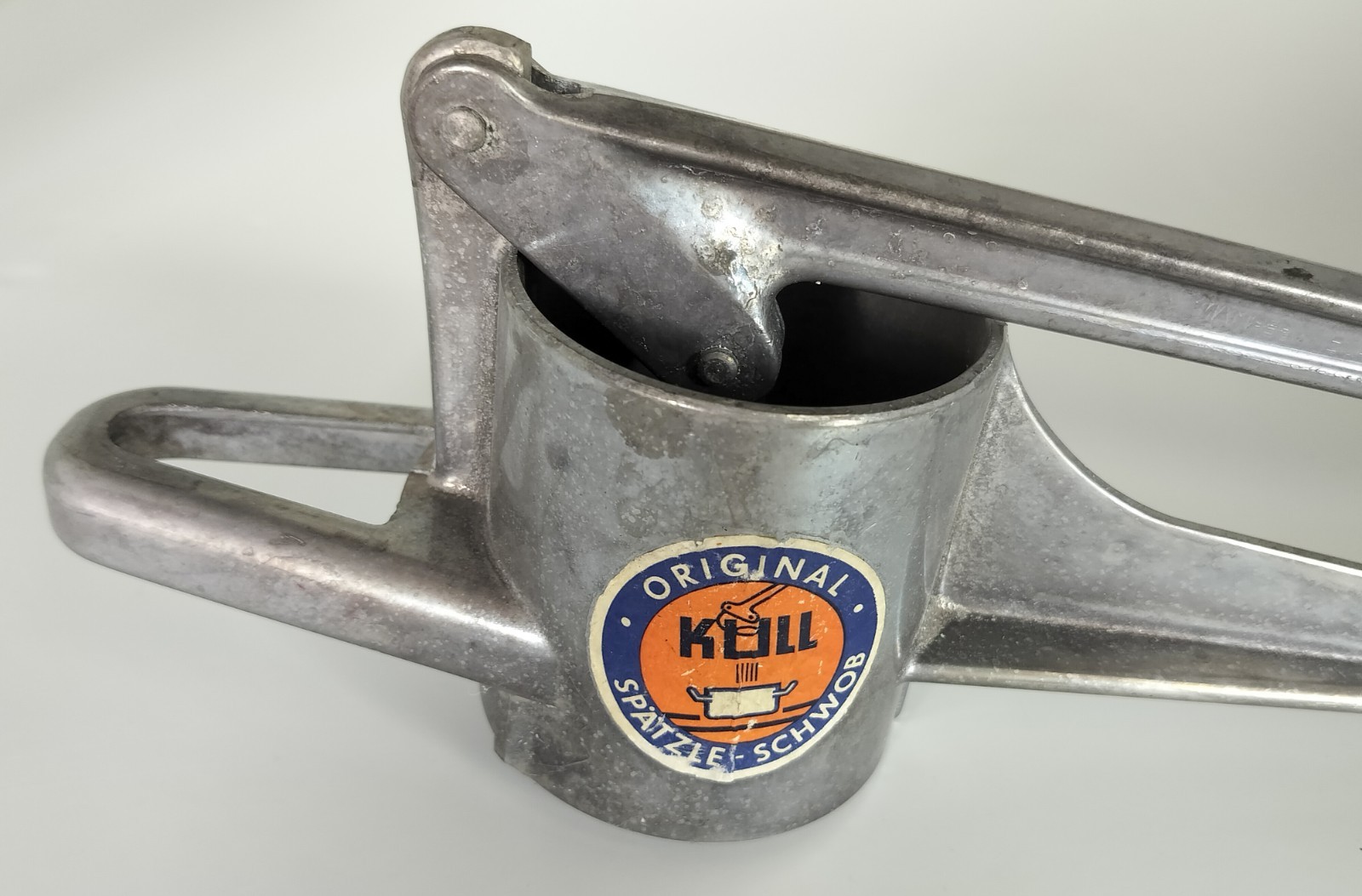 Vintage KULL Spaetzle Press Spätzle Schwob Potato Ricer Aluminum Decor Germany