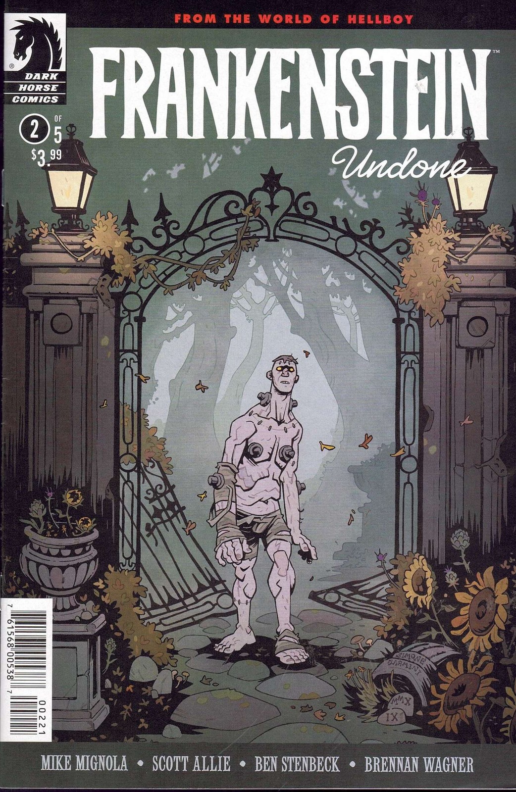 Frankenstein Undone #2B FN; Dark Horse | World of Hellboy - w/Bag+Board