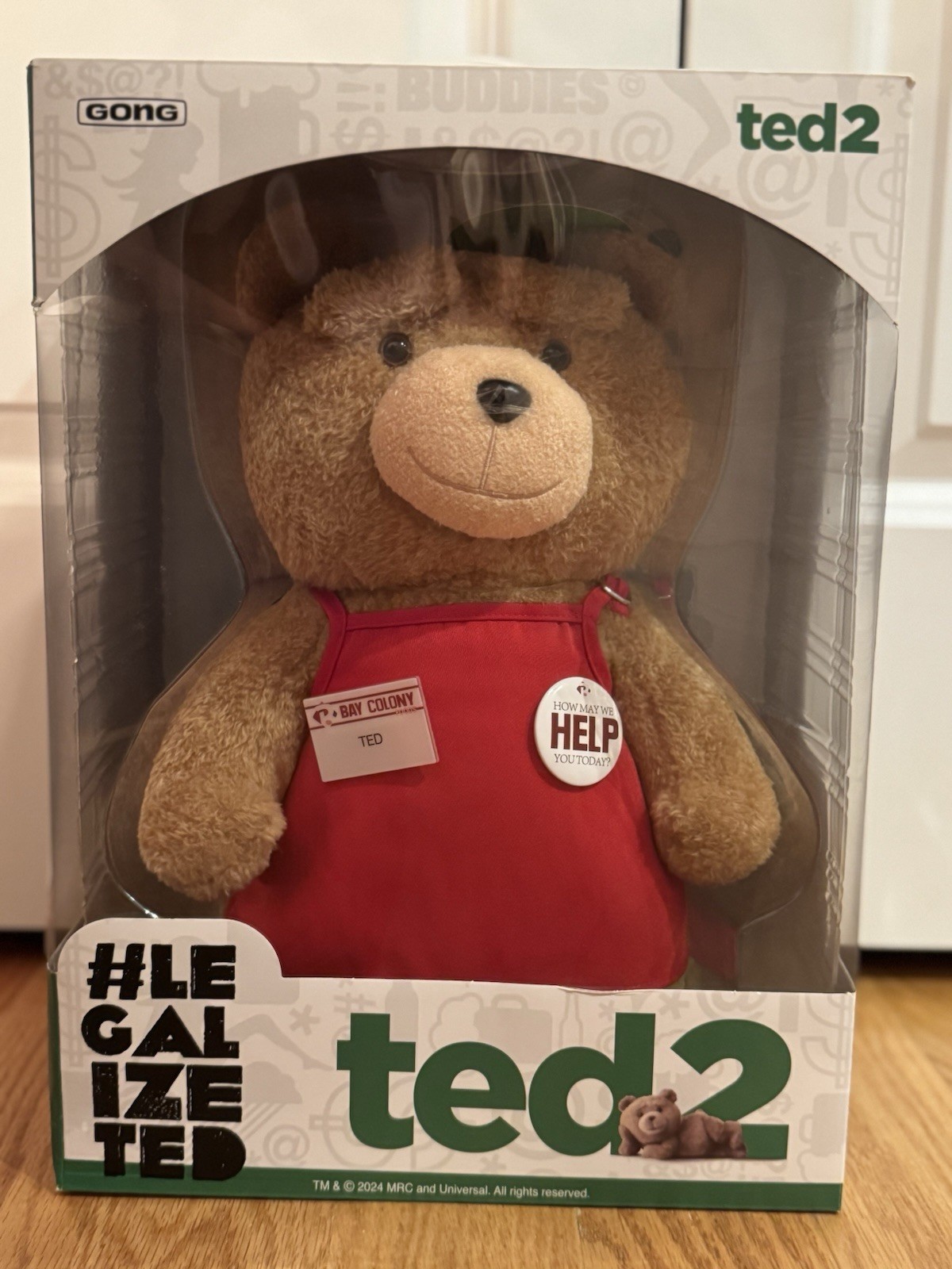 New In Box PopMart Ted2 Figure Doll Plush Changeable Face 11.81”