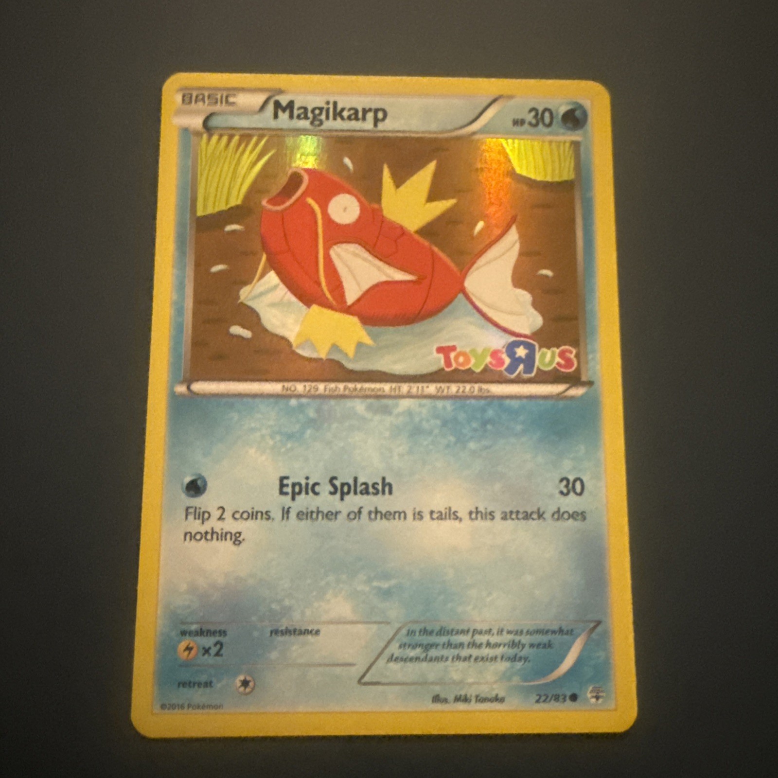 Pokemon Magikarp Toys R Us Generations Pokemon Card 22/83