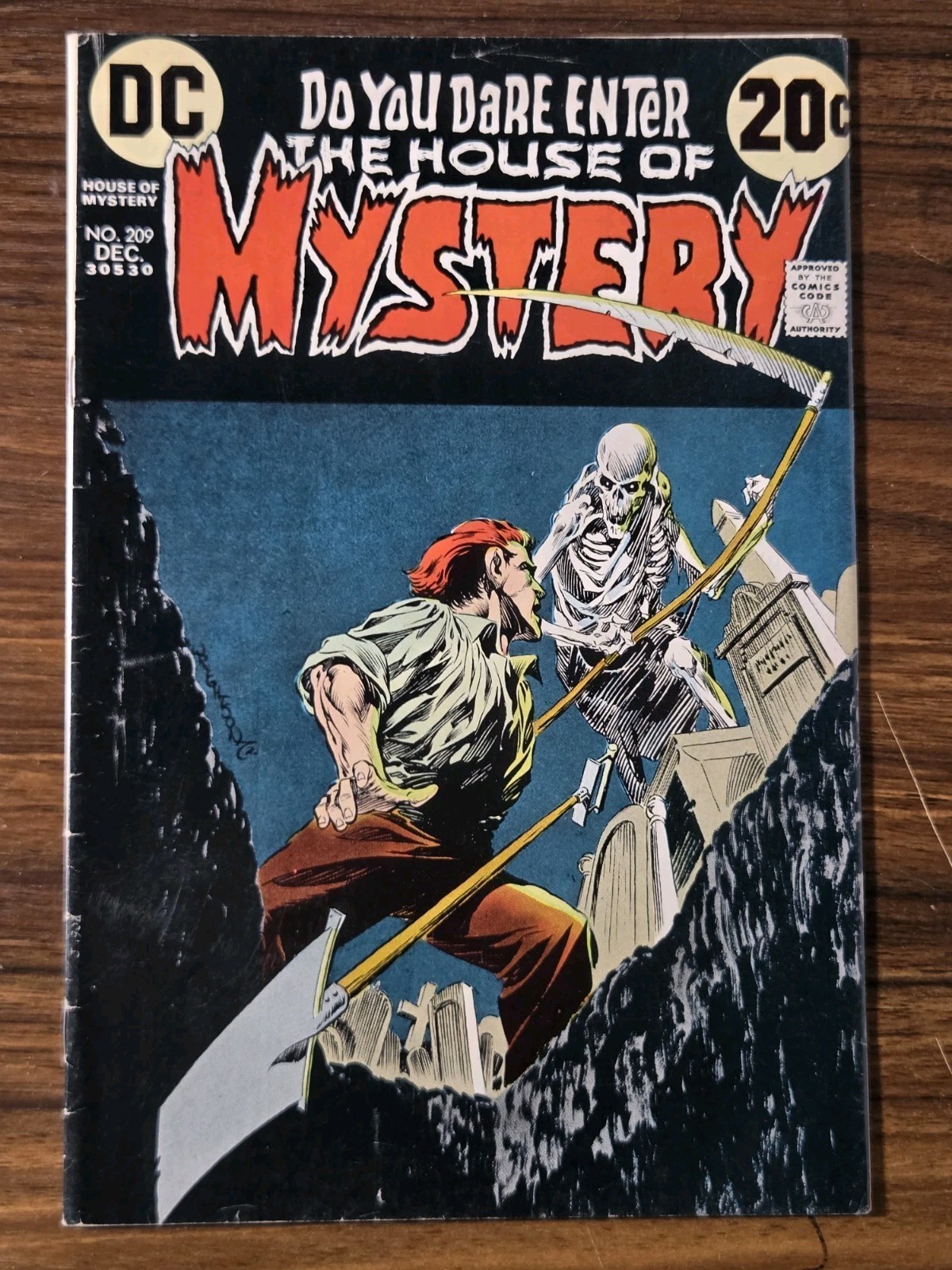 House of Mystery #209 DC 1972 Bernie Wrightson Cover Bronze Age Horror Comic