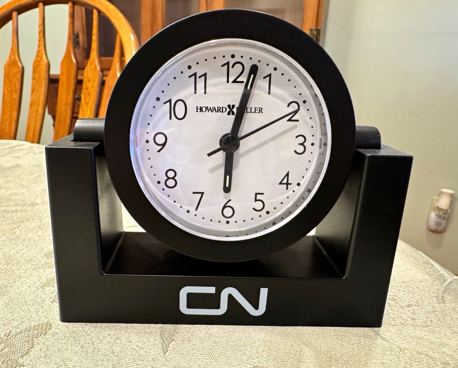 CN Canadian National Railroad Howard Miller 645-735 Alarm Desk Clock Employee