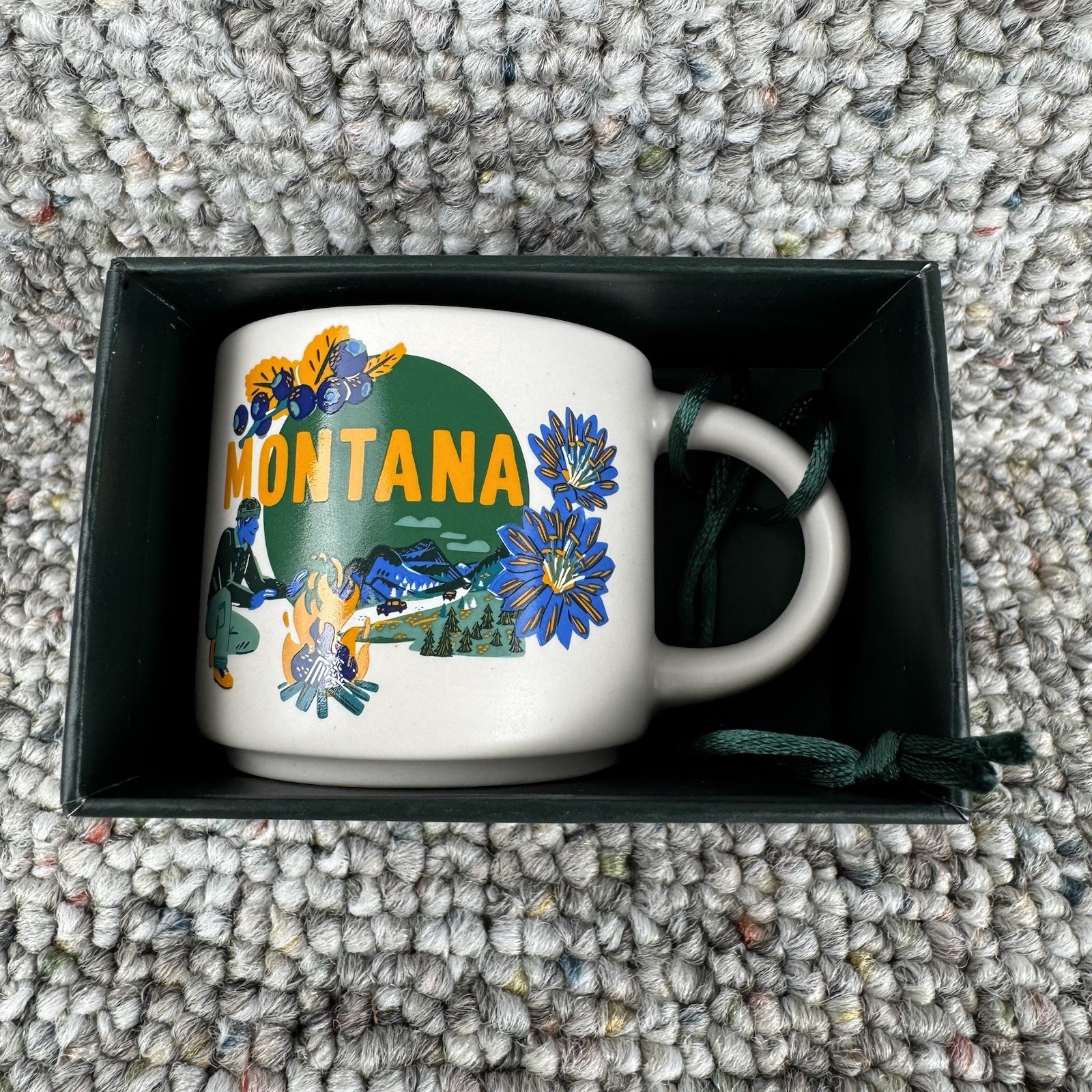 MONTANA Starbucks “Discovery Series” Collection 2oz Mug Ornament - NEW for 2024