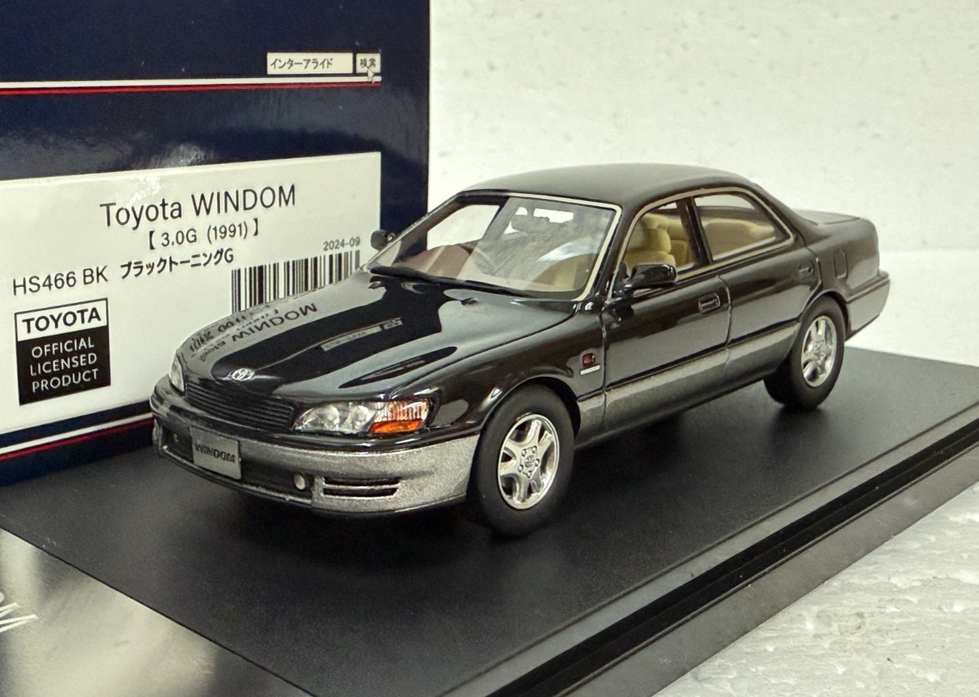 Hi Story HS466BK Toyota Windom 3.0G XV10 Lexus ES250 JDM 1:43 scale model car