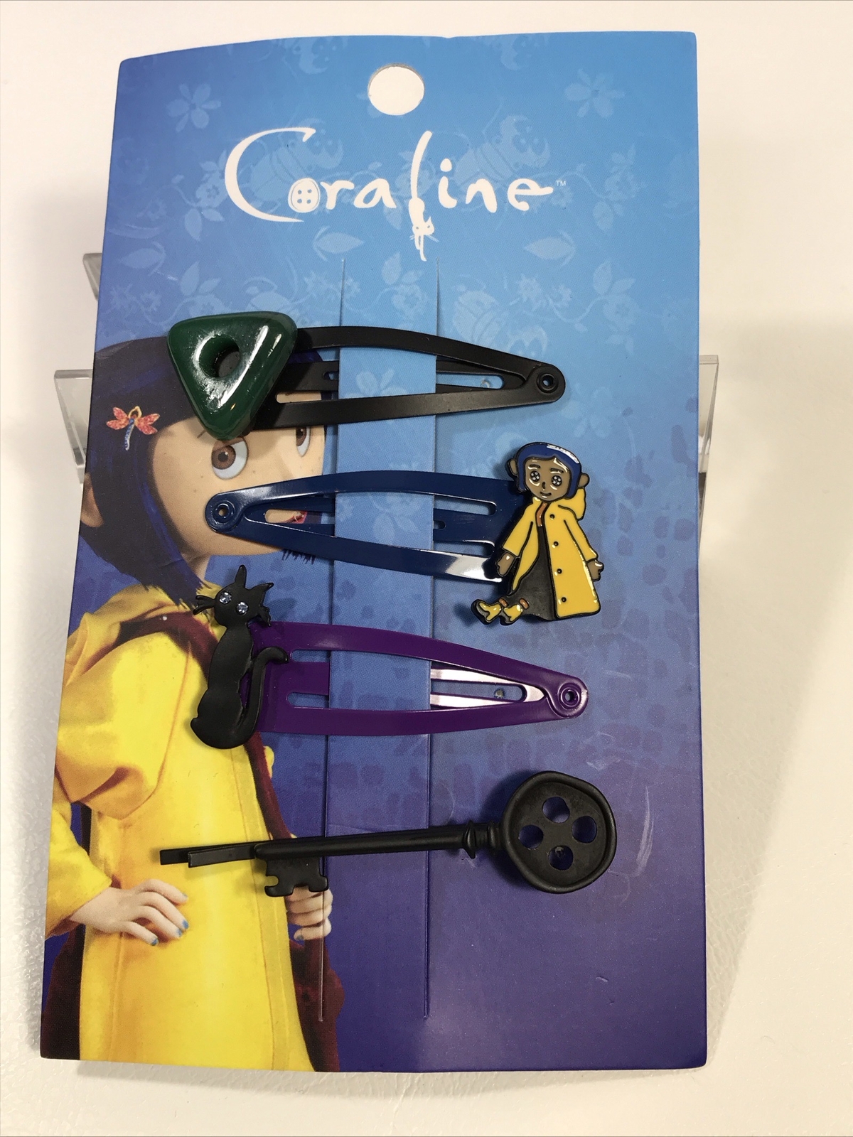 New Coraline Seeing Stone Key Hair Clip Set Of 4