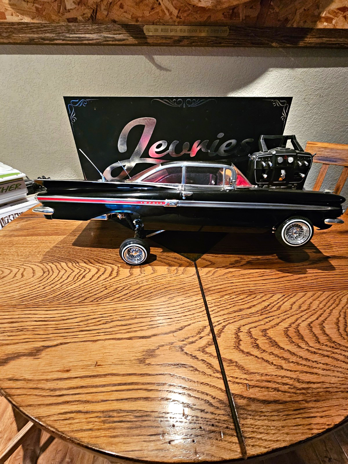 Jeuries Collector’s Edition Chevrolet Impala 1:18 Scale Black Model Car