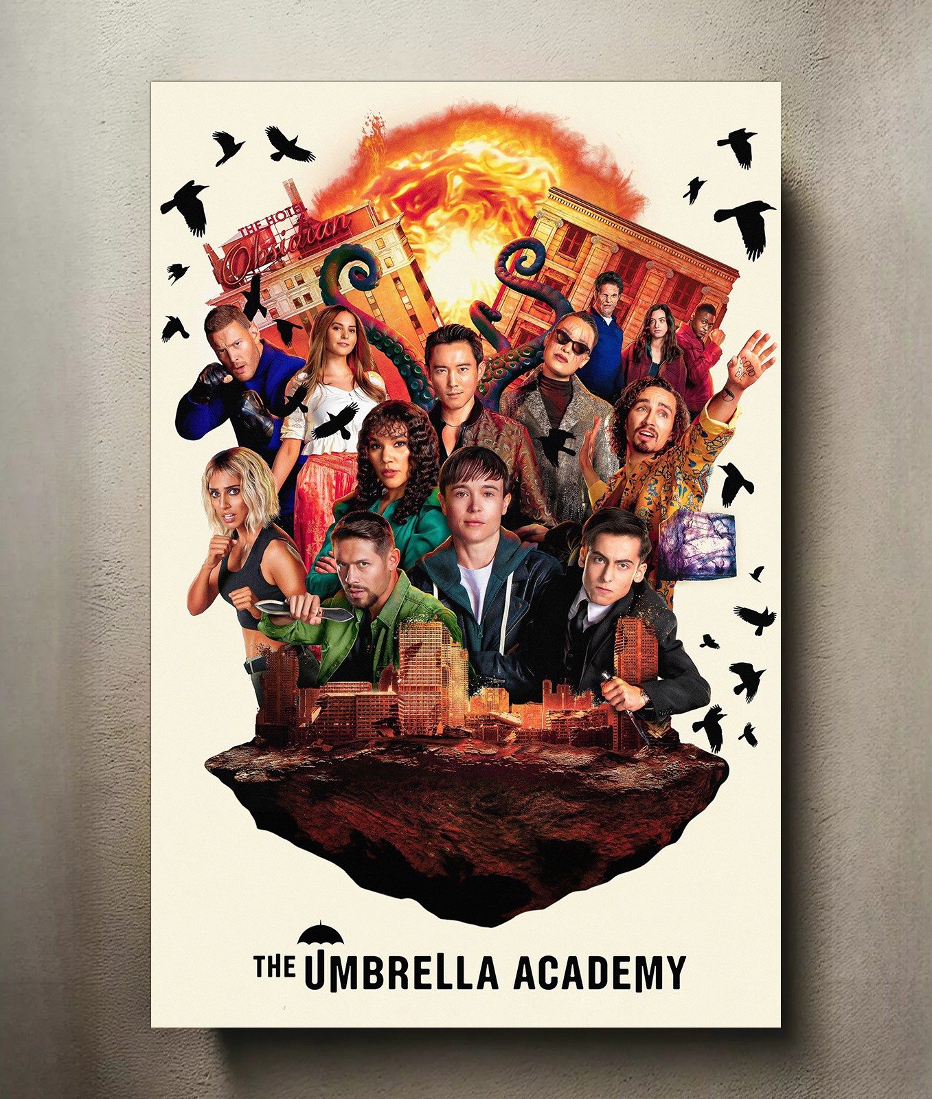 The Umbrella Academy 8x12 Metal TV Show Poster Sign