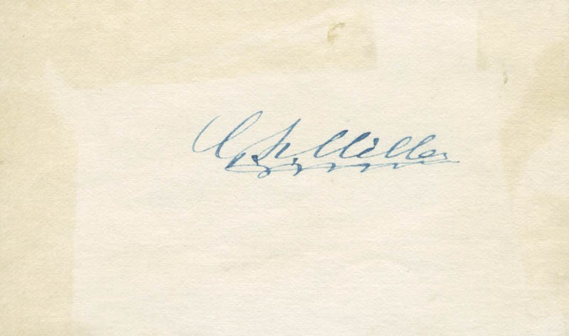 GIDEON WELLES - SIGNATURE(S)