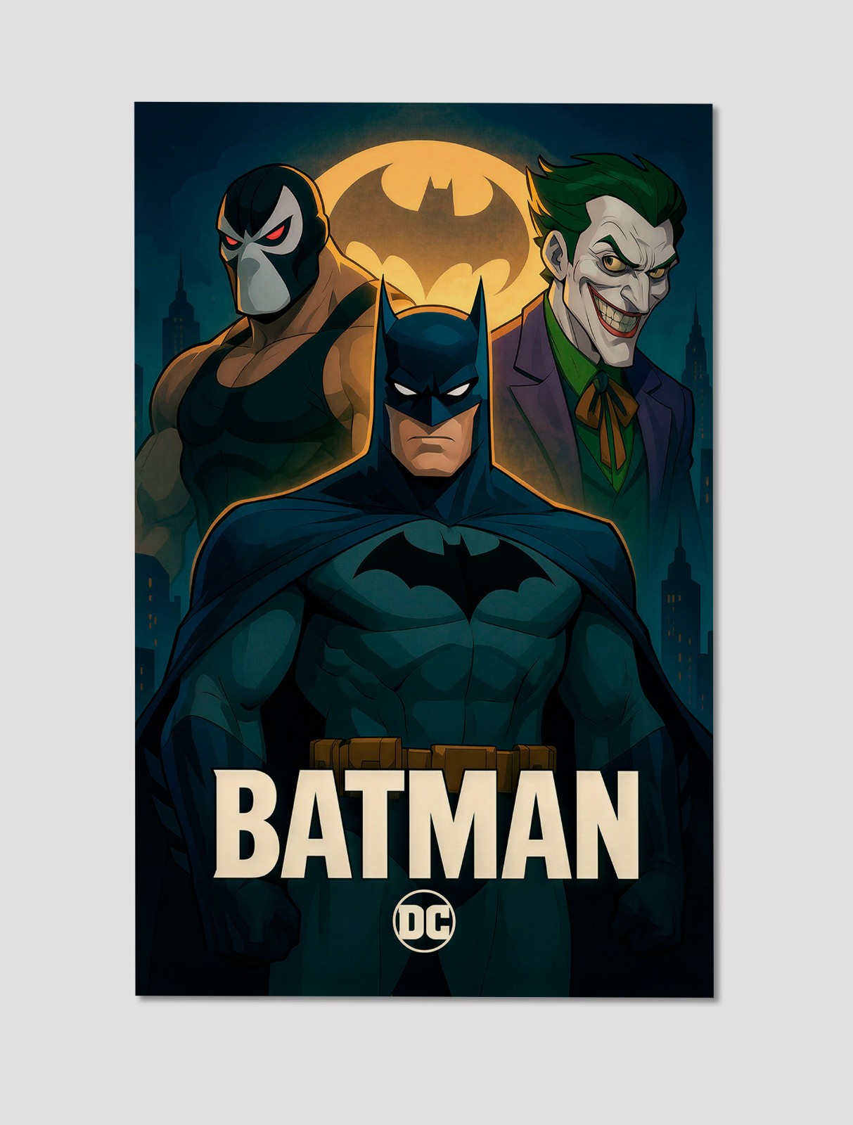 Batman The Animated Series Pablo Olivera Premium Print Poster 11x17 DC Wall Art