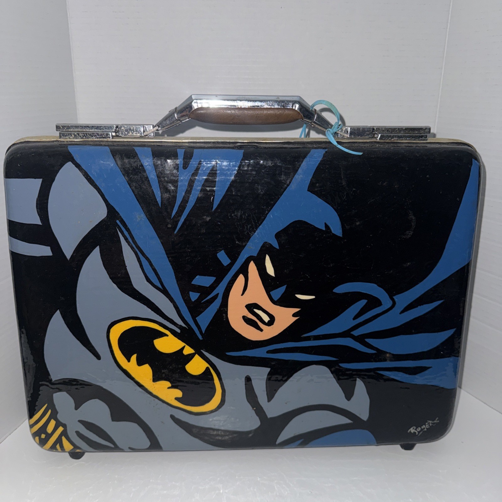 Ultra Rare 1970s Vintage Batman Suitcase Boom Art