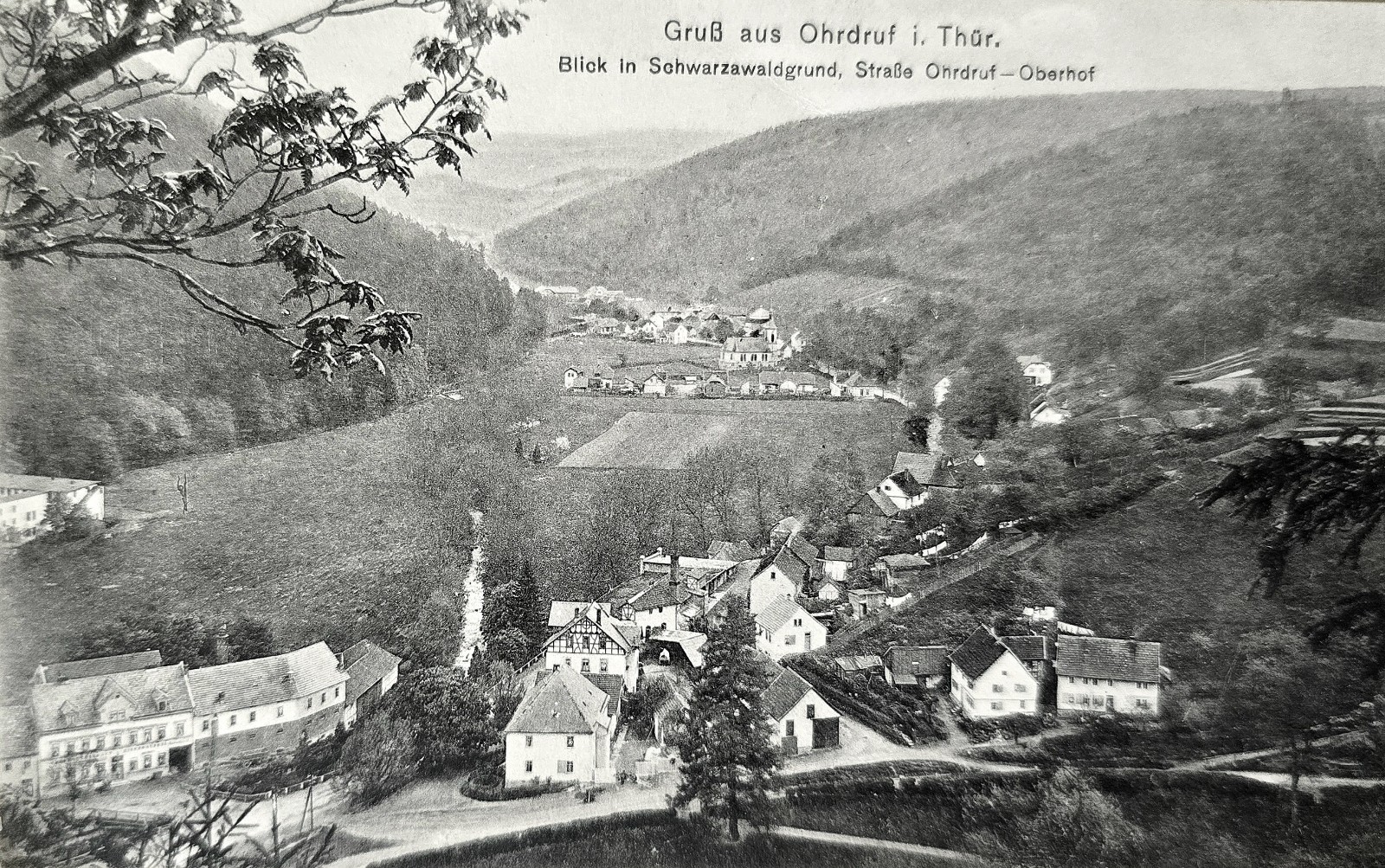 Postcard Ohrdruf Thuringia 1912 postcard