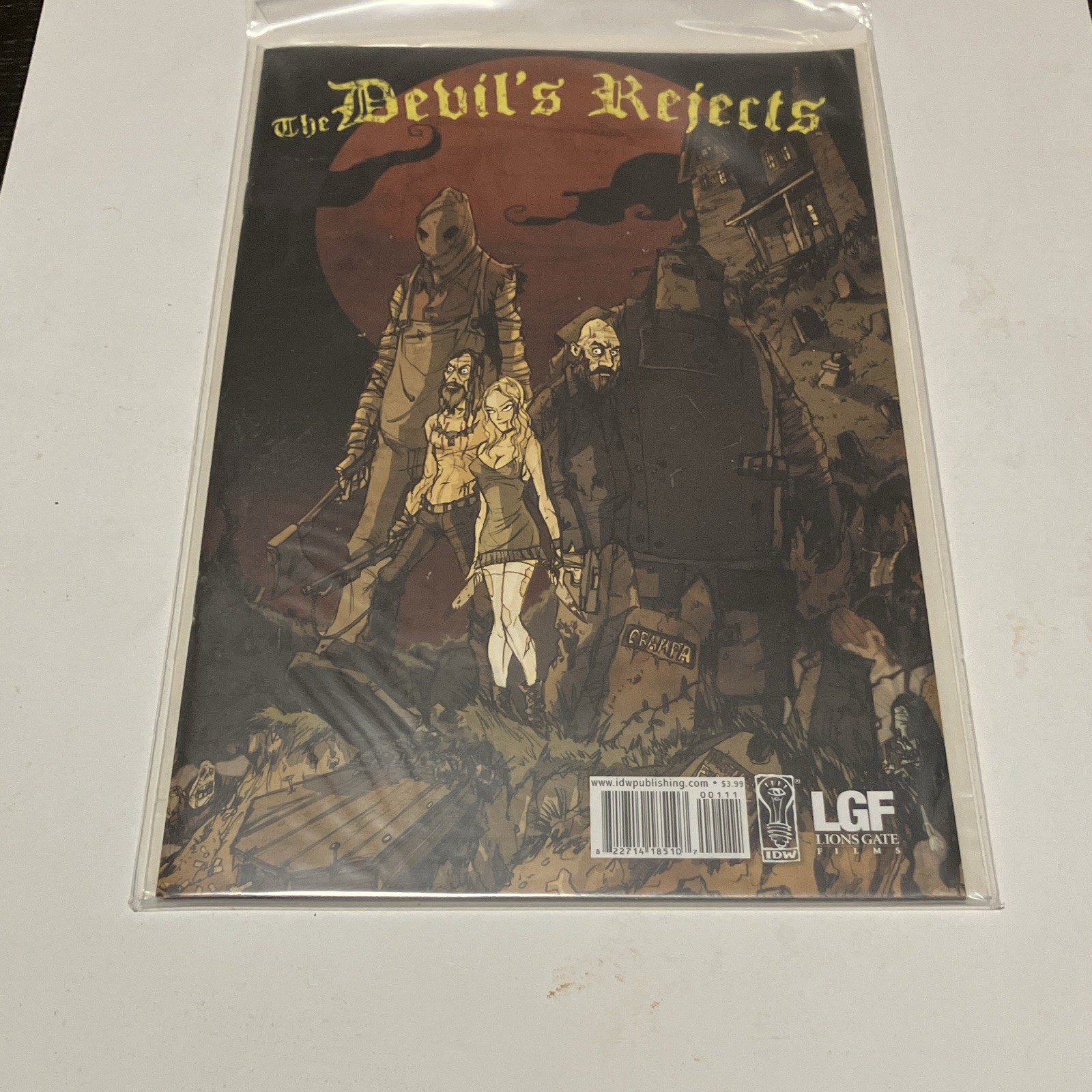The Devil's Rejects #1 ** IDW Publishing & Lions Gate Films (2005)