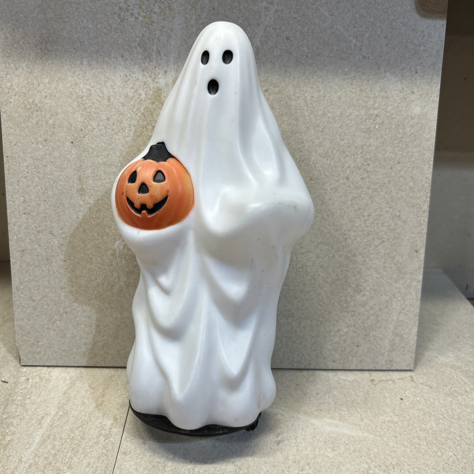 Vintage 1995 Empire Halloween Ghost & Pumpkin Blow Mold ONLY Light Cover Topper
