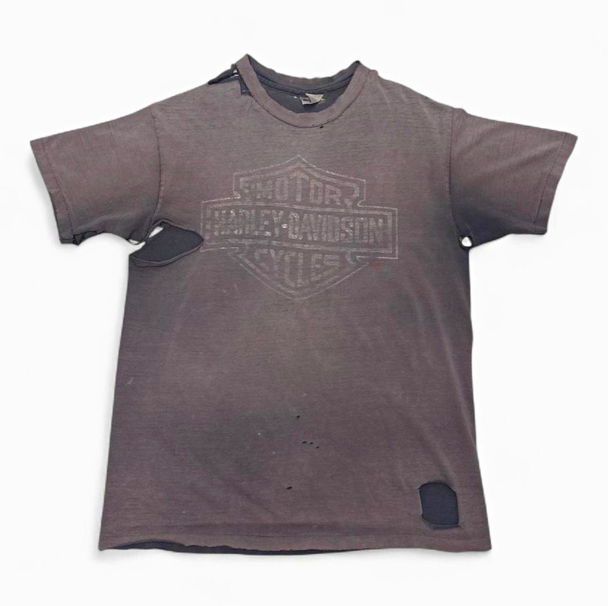 1980s Harley Davidson Sun FADED Tee Thrashed Size Large Tempe Arizona Vintage