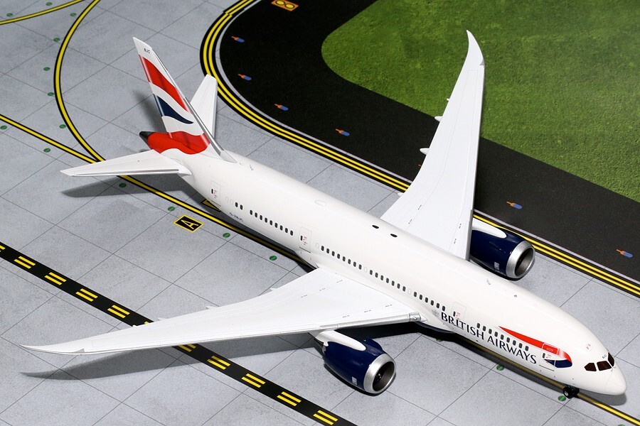 Gemini Jets G2BAW542 British Airways Boeing 787-800 G-ZBJC Diecast 1/200 Model