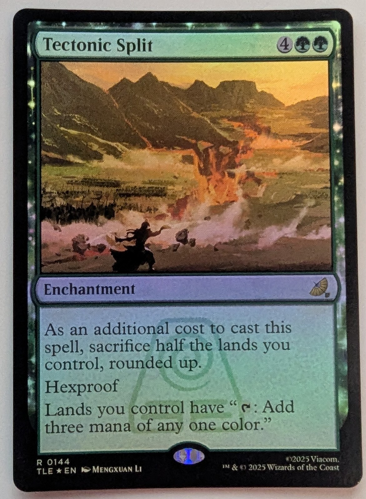 Tectonic Split Foil: Avatar Mtg Card NM
