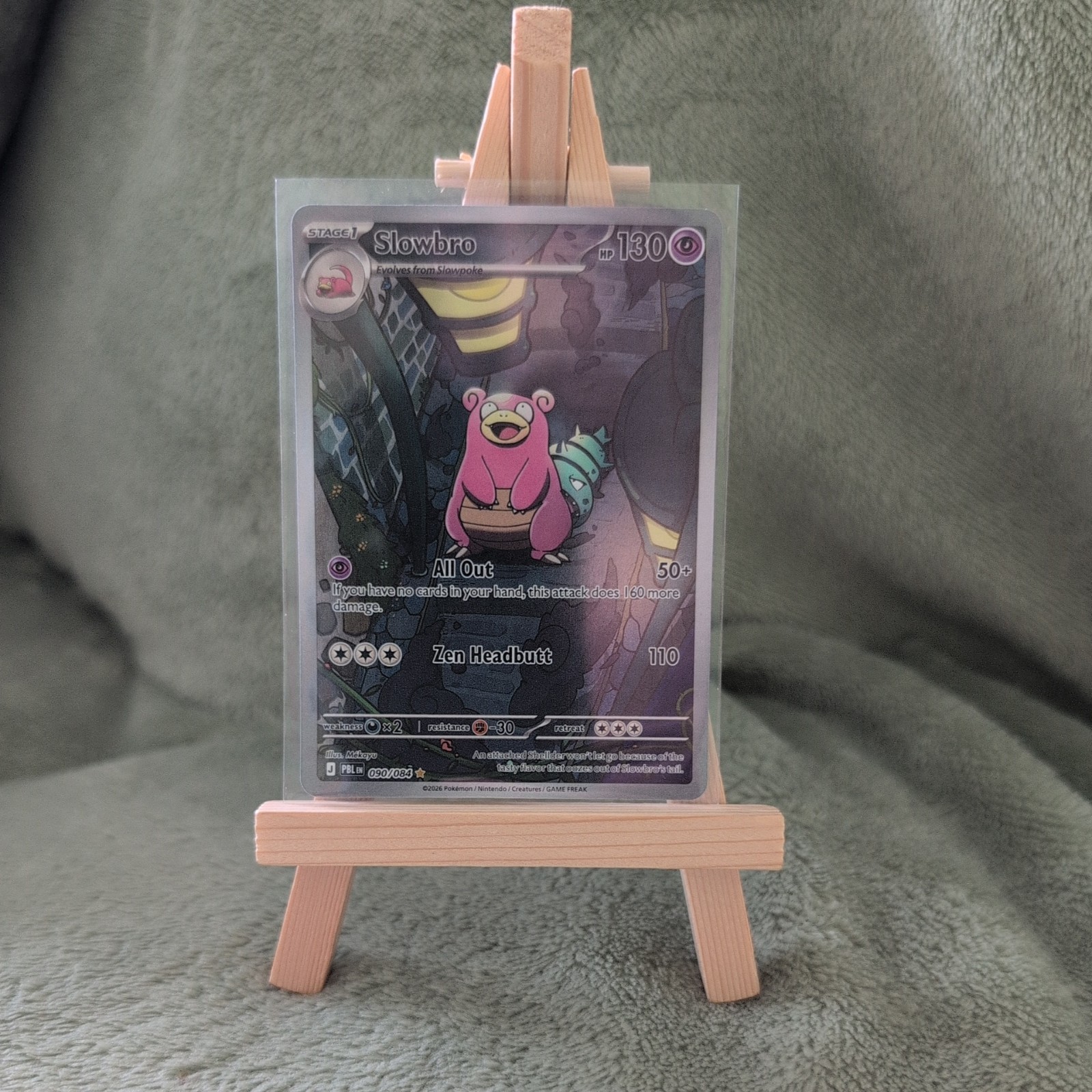 Slowbro 090/084 Illustration Rare Pitch Black Pokemon Holo NM/M