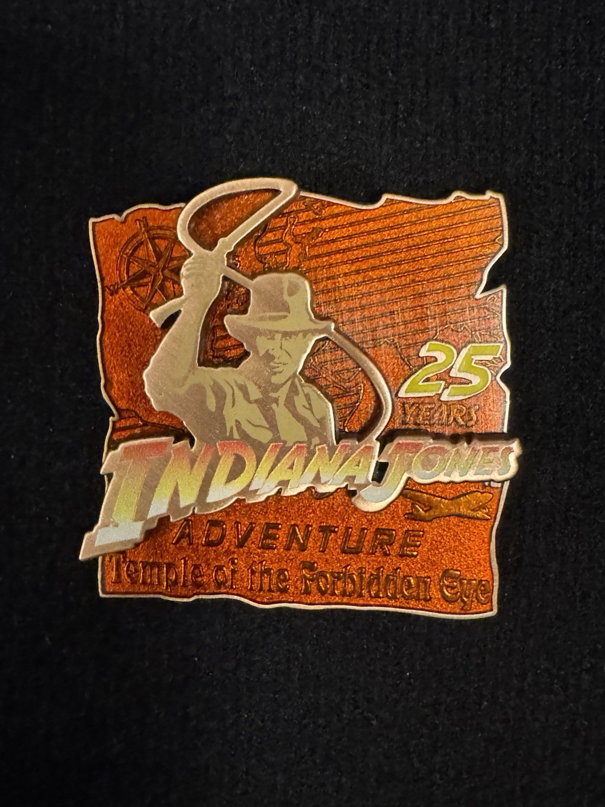 Disney Disneyland Resort Indiana Jones 25th Anniversary LE Pin