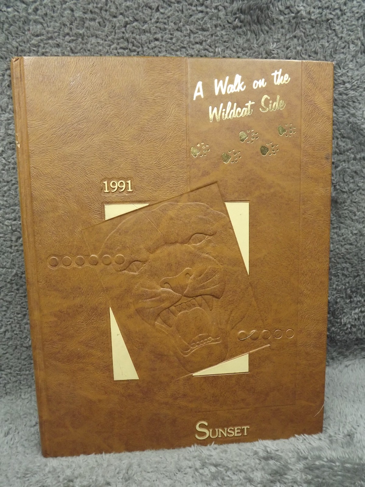 1991 El Camino Wildcats High School Yearbook Oceanside California Vol. 15 Signed