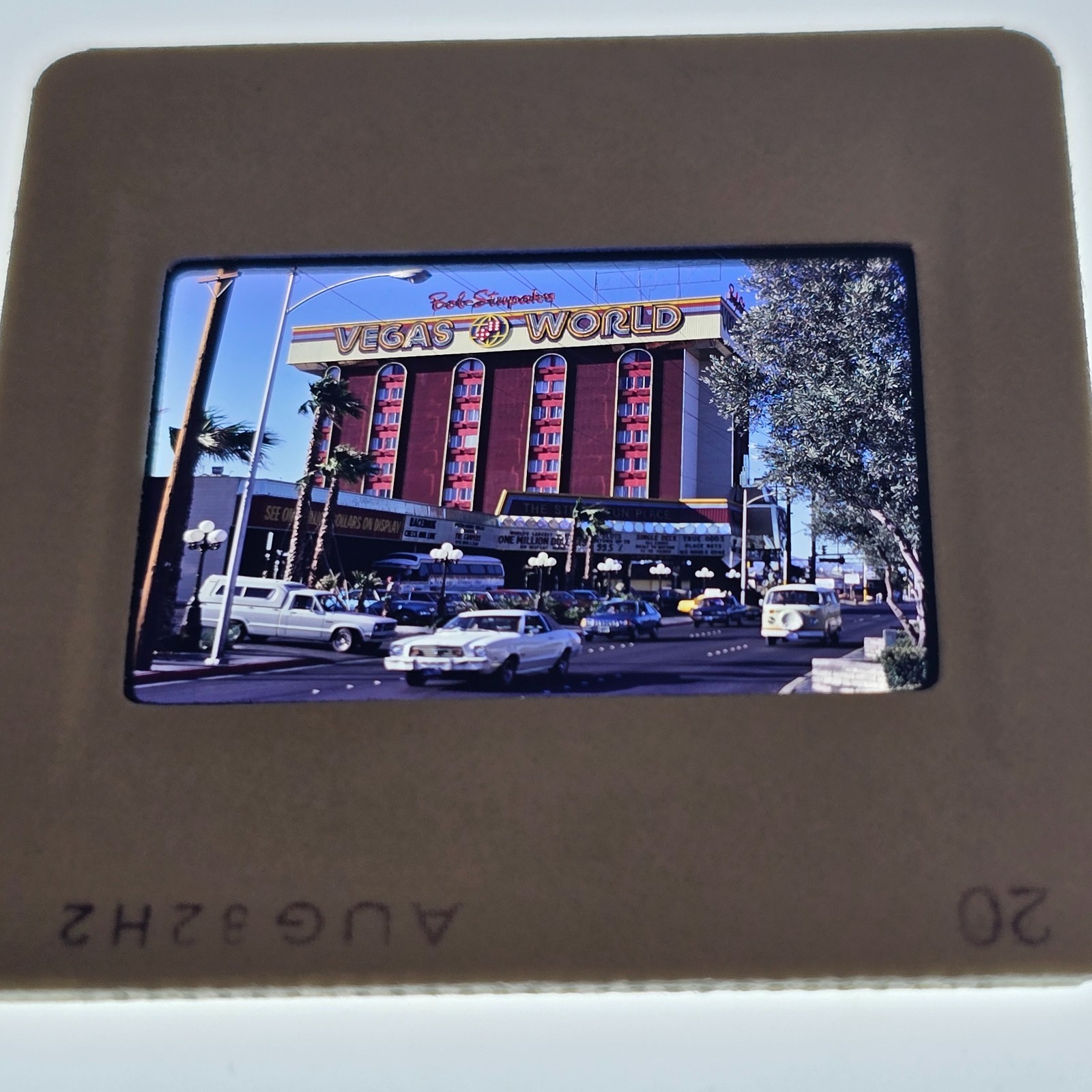 1982 Bob Stupak Vegas World Casino Las Vegas Vintage Cars Original 35mm Slide