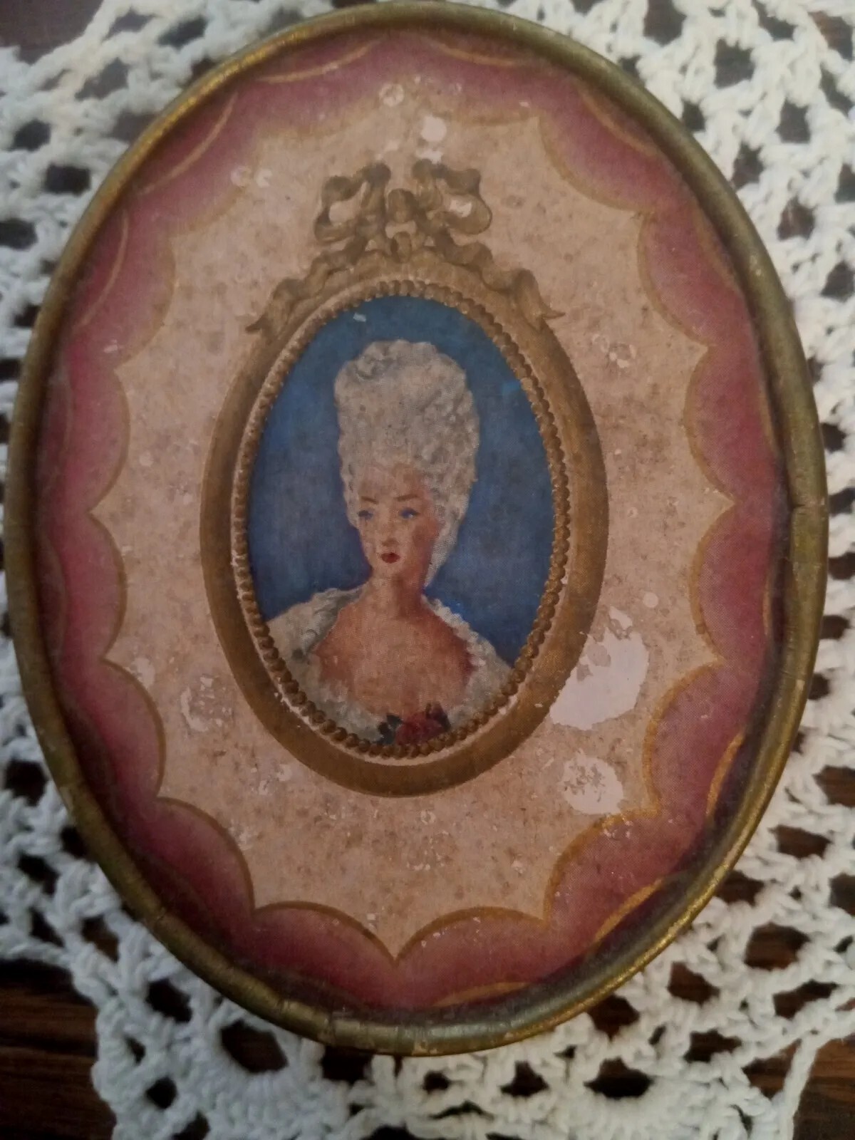 Vintage Face Powder Rachel Du Barry Div. New York. Paris .Oval Box.Full. Sealed