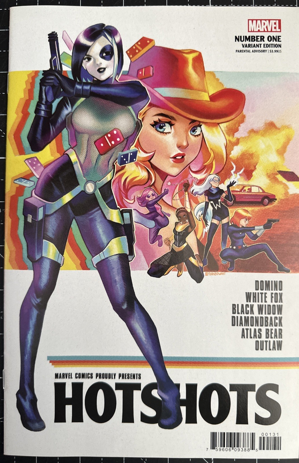 Domino Hotshots #1B  Marvel Comics 2019 1:25 Ratio Limited Variant