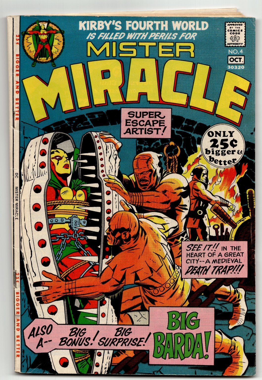 Mister Miracle #4 DC Comics Jack Kirby First Big Barda Bronze Age 1971