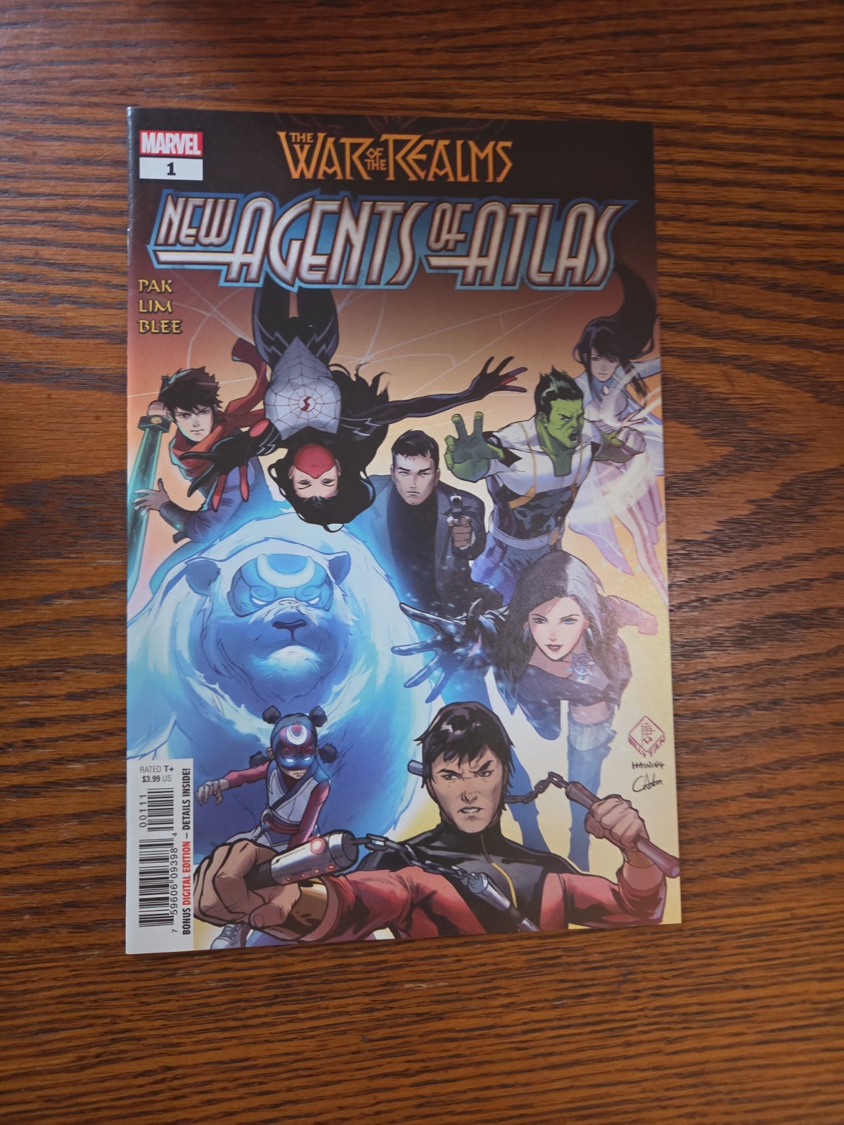 War of the Realms New Agents of Atlas 1 NM 1st Aero Luna Snow Wave 
